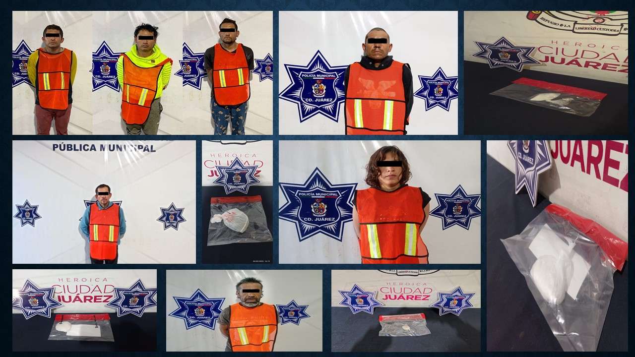 Detienen a ocho narcomenudistas en distintos hechos 