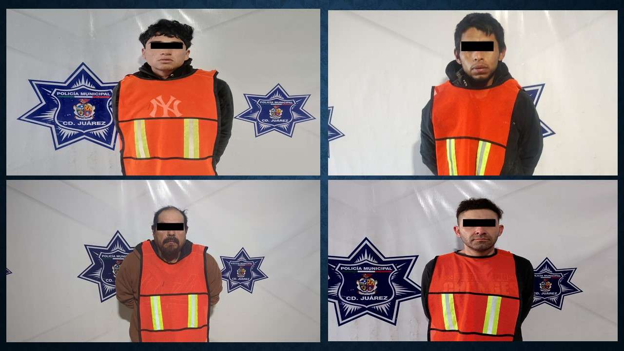 Detienen a 4 personas con órdenes de aprehensión 