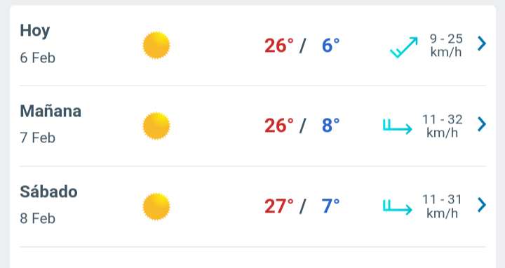 Día soleado hoy para Juárez con temperatura hasta de 26°C