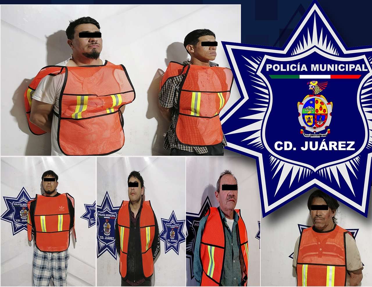 Detienen a 6 hombres por agredir a sus familiares