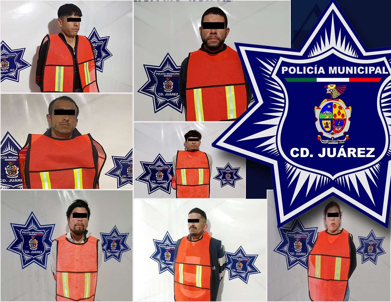 Detienen a 7 prófugos de la justicia 