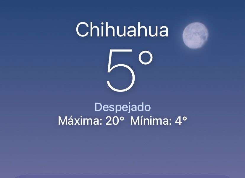 Prevén domingo soleado con máxima de 20°C