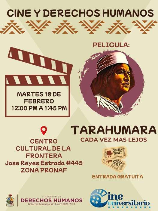 Invitan a ver la película "Tarahumara, cada vez más lejos"