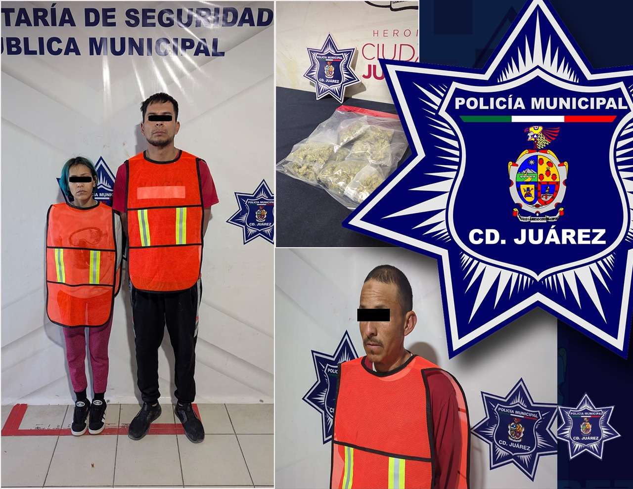 Detienen a 4 en posesión de marihuana; uno es menor