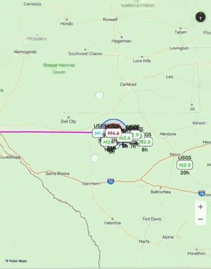 Se registra sismo de 4.6 grados en Nuevo México; no afectó en Juárez 