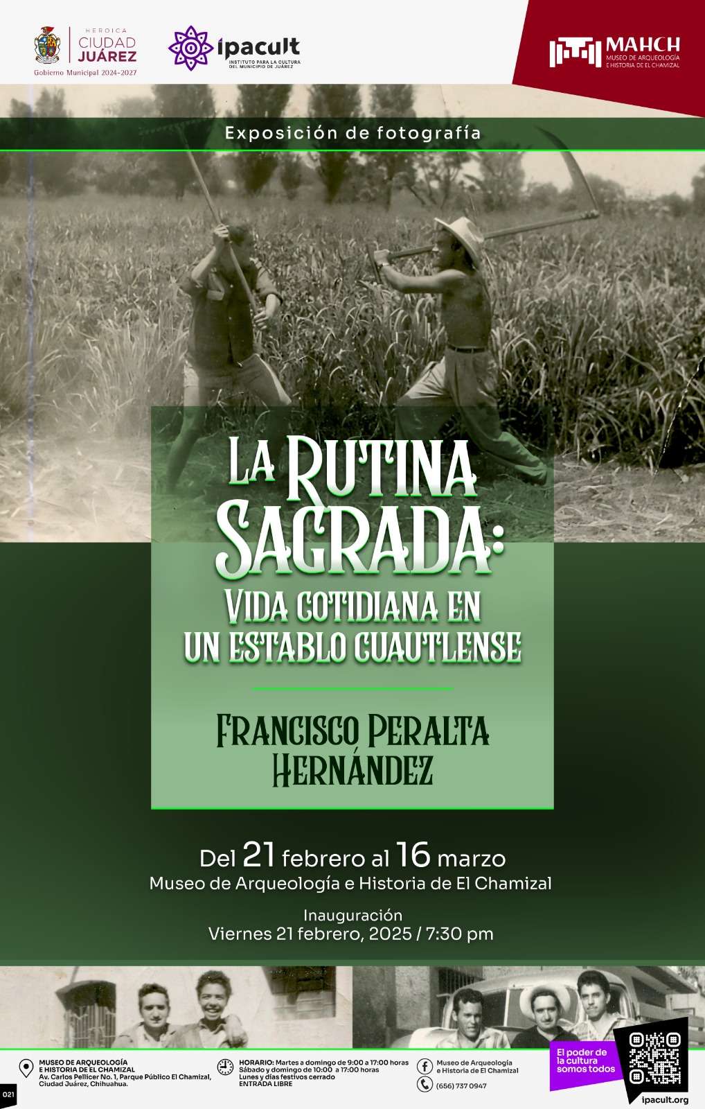 Invitan a la exposición fotográfica La rutina sagrada