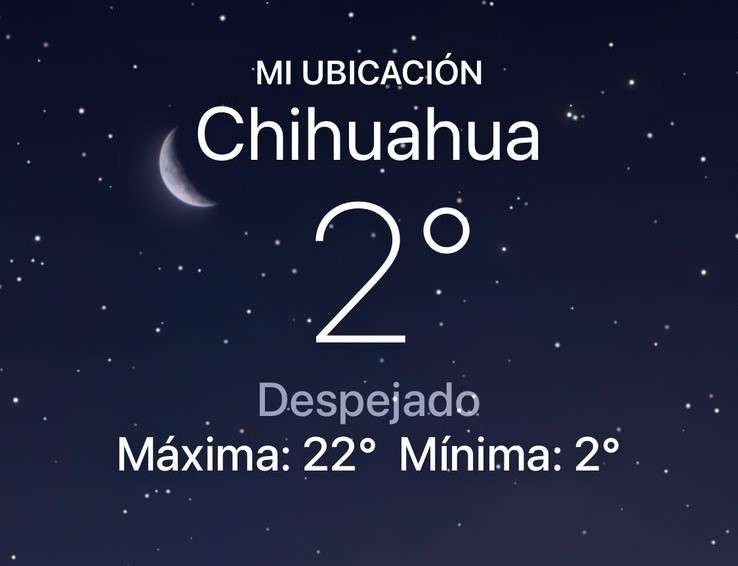 Sigue la mañana fresca en la ciudad con 2 grados centígrados 