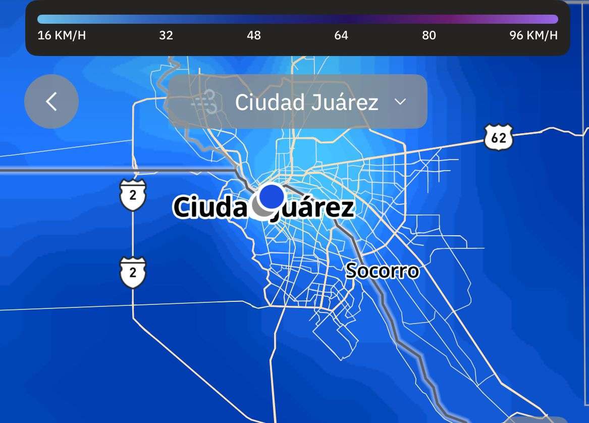 Alertan de tolvaneras y zonas con baja visibilidad por fuertes vientos 