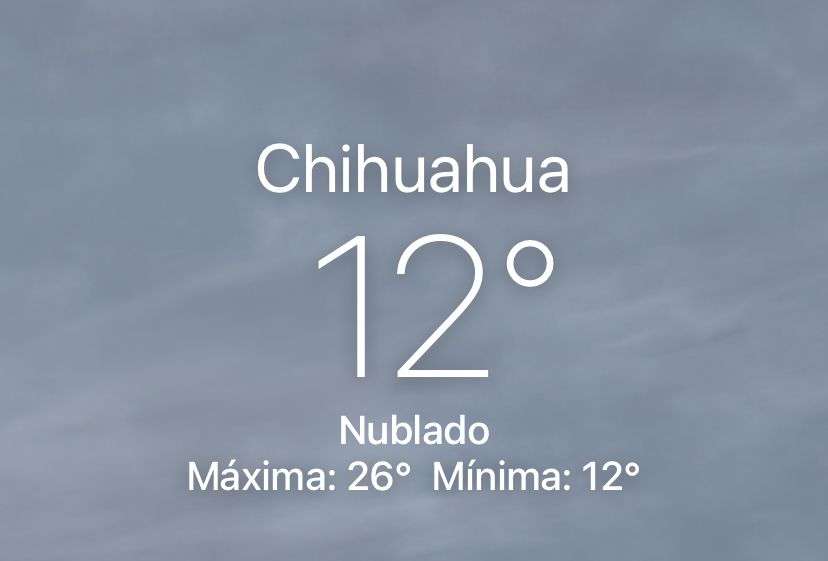 Prevén domingo nublado con máxima de 26°C