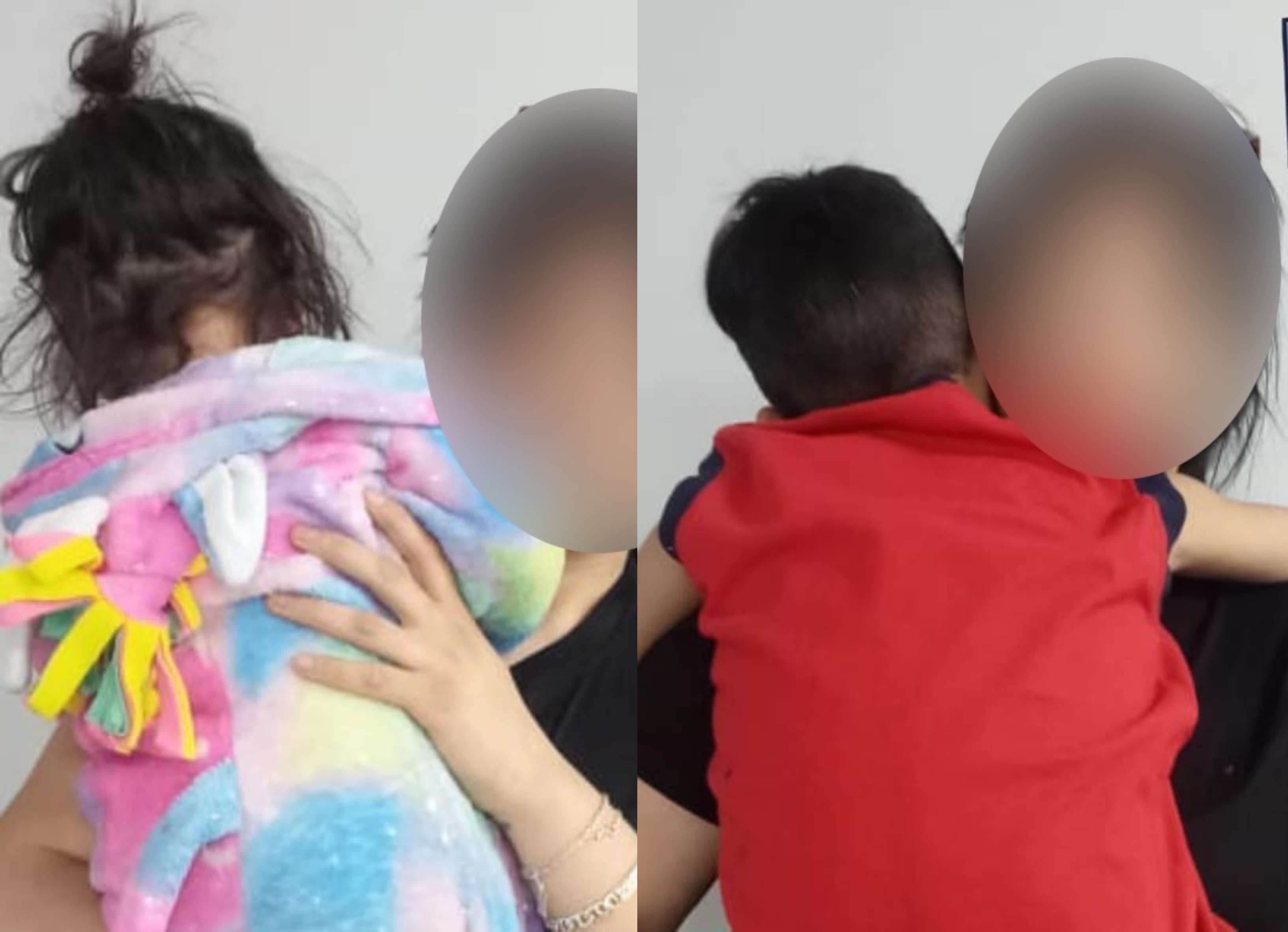 Hallan en la ciudad a dos hermanitos extraviados 
