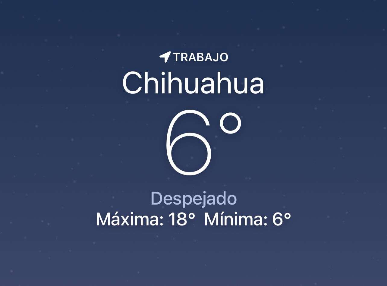 Se espera soleado con temperatura de 18 grados centígrados 