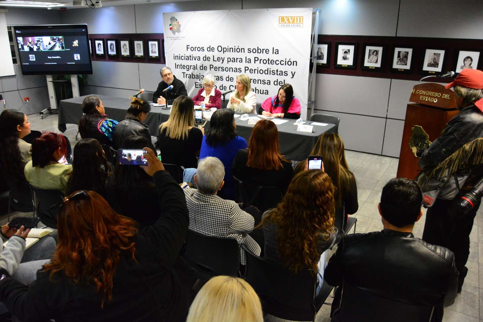 Escuchan a periodistas en Congreso por iniciativa de ley de protección
