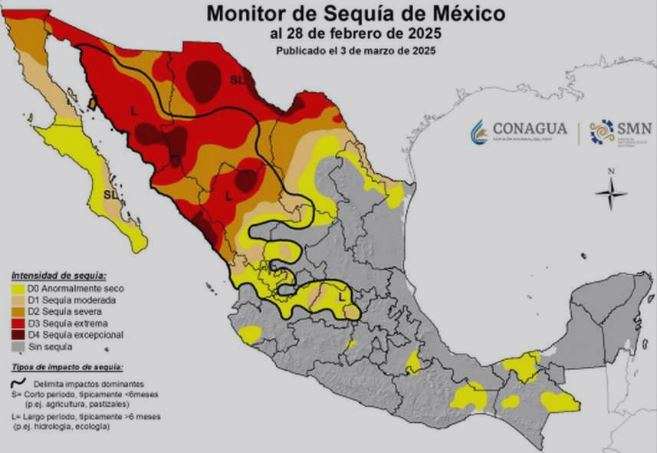 Se incrementa en 15 días más la sequía excepcional por todo el estado