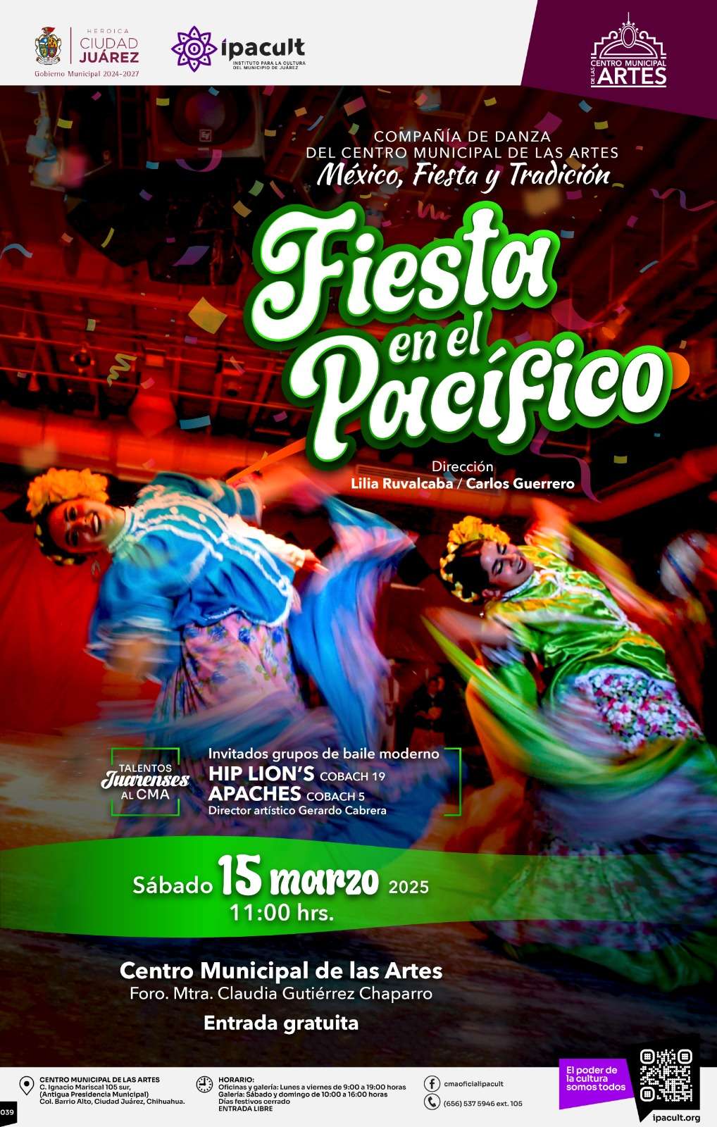 Invitan al espectáculo de danza Fiesta en el Pacífico 