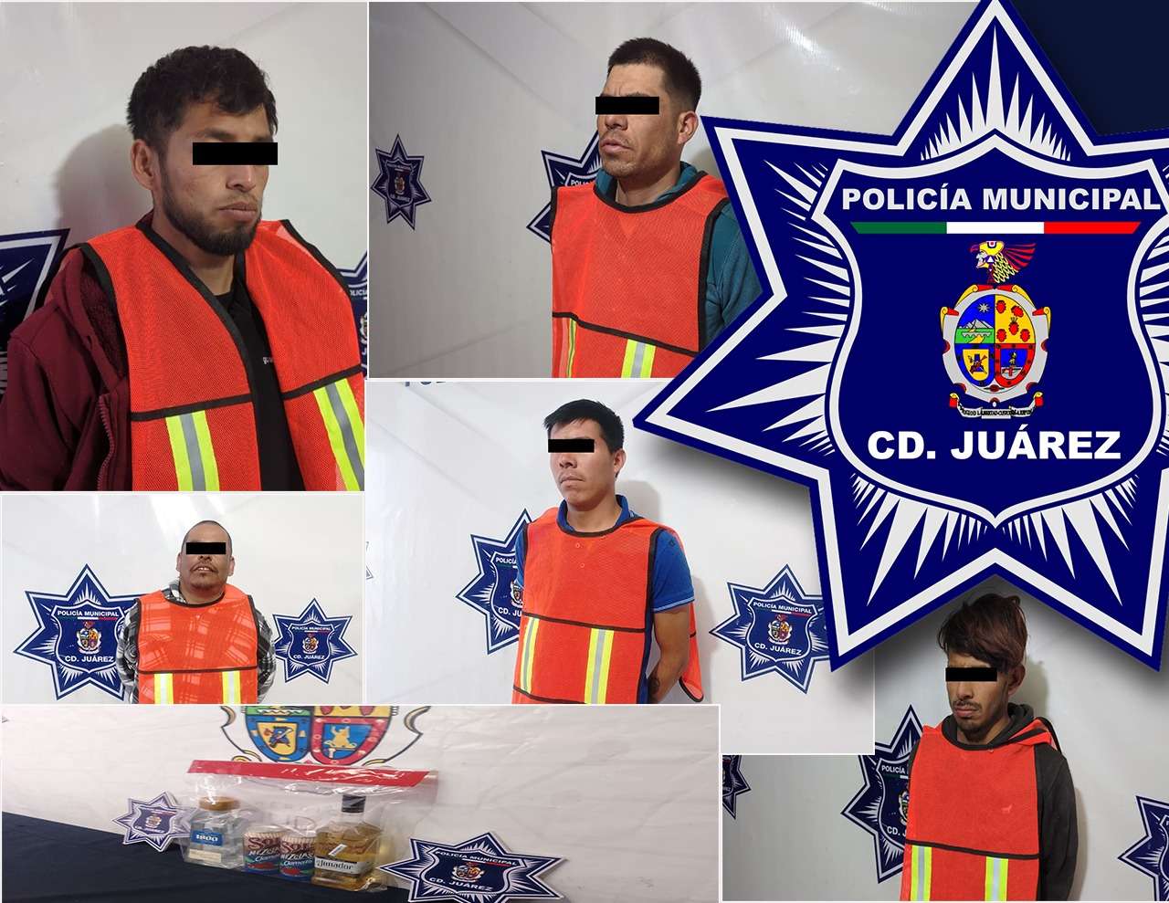 Arrestan a cinco prófugos de la justicia 