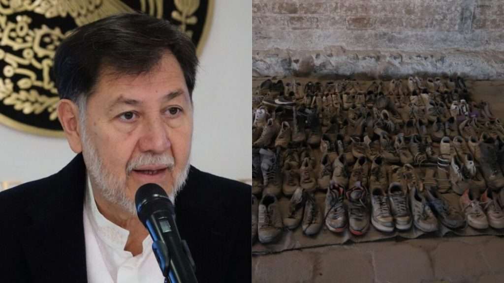¿Quién dice que los zapatos son de desaparecidos?: Noroña por caso Teuchitlán