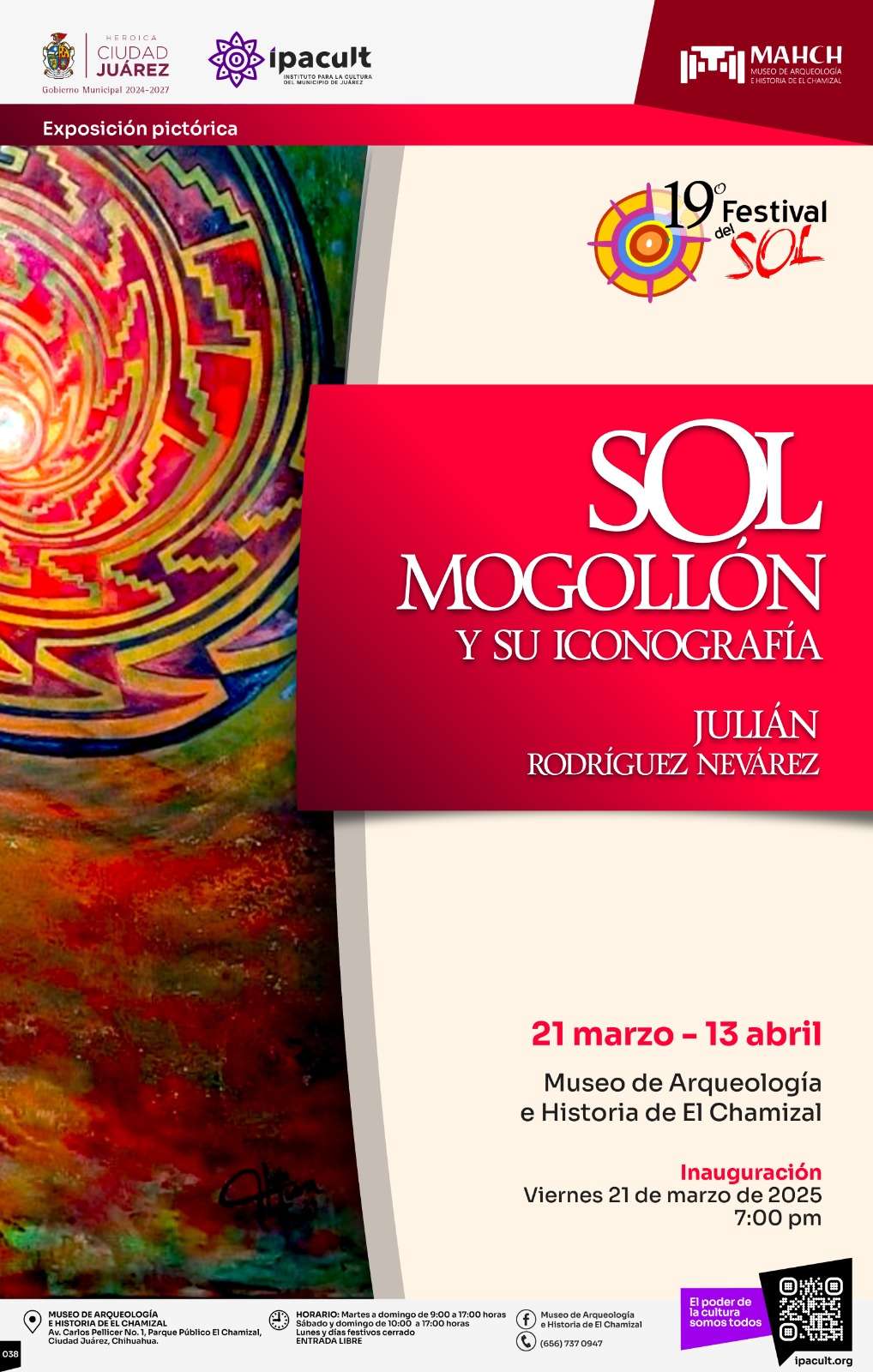 Invitan a exposición pictórica "Sol Mogollón y su iconografía"
