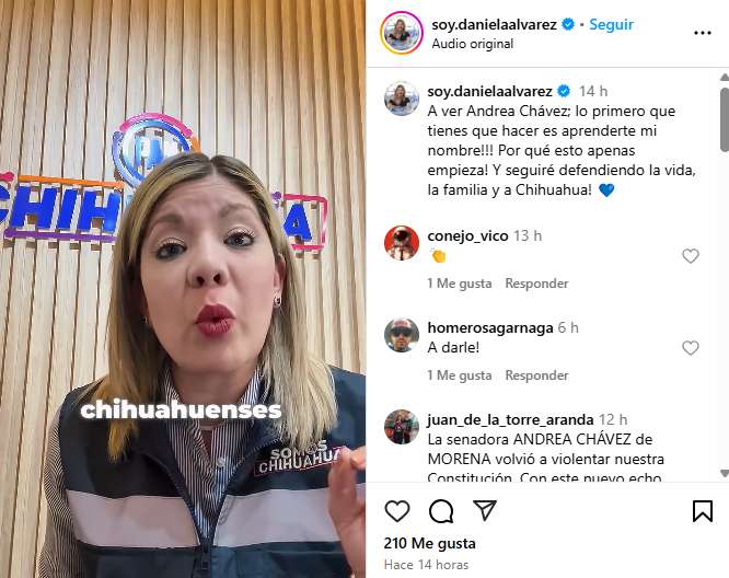 Promueve Andrea Chávez agenda de la muerte