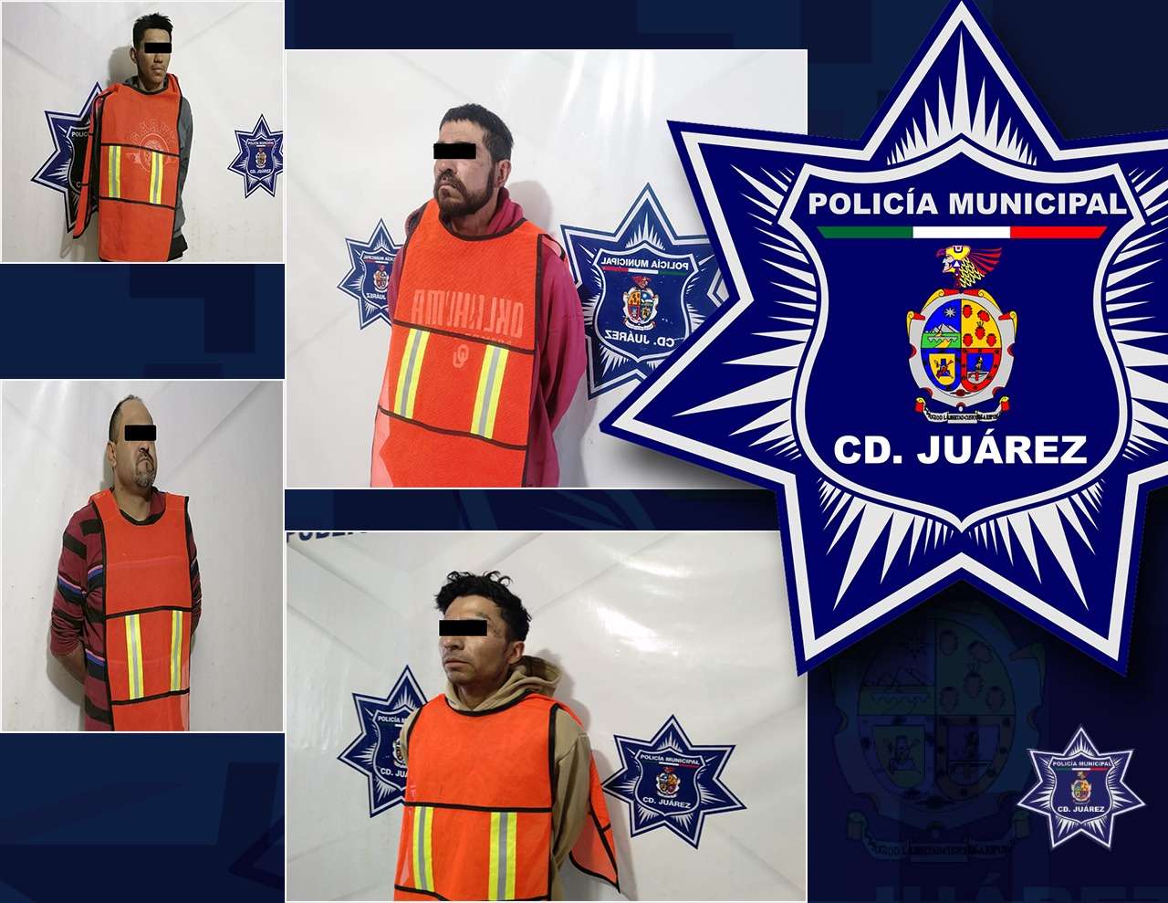 Capturan policías municipales a 5 prófugos de la justicia 