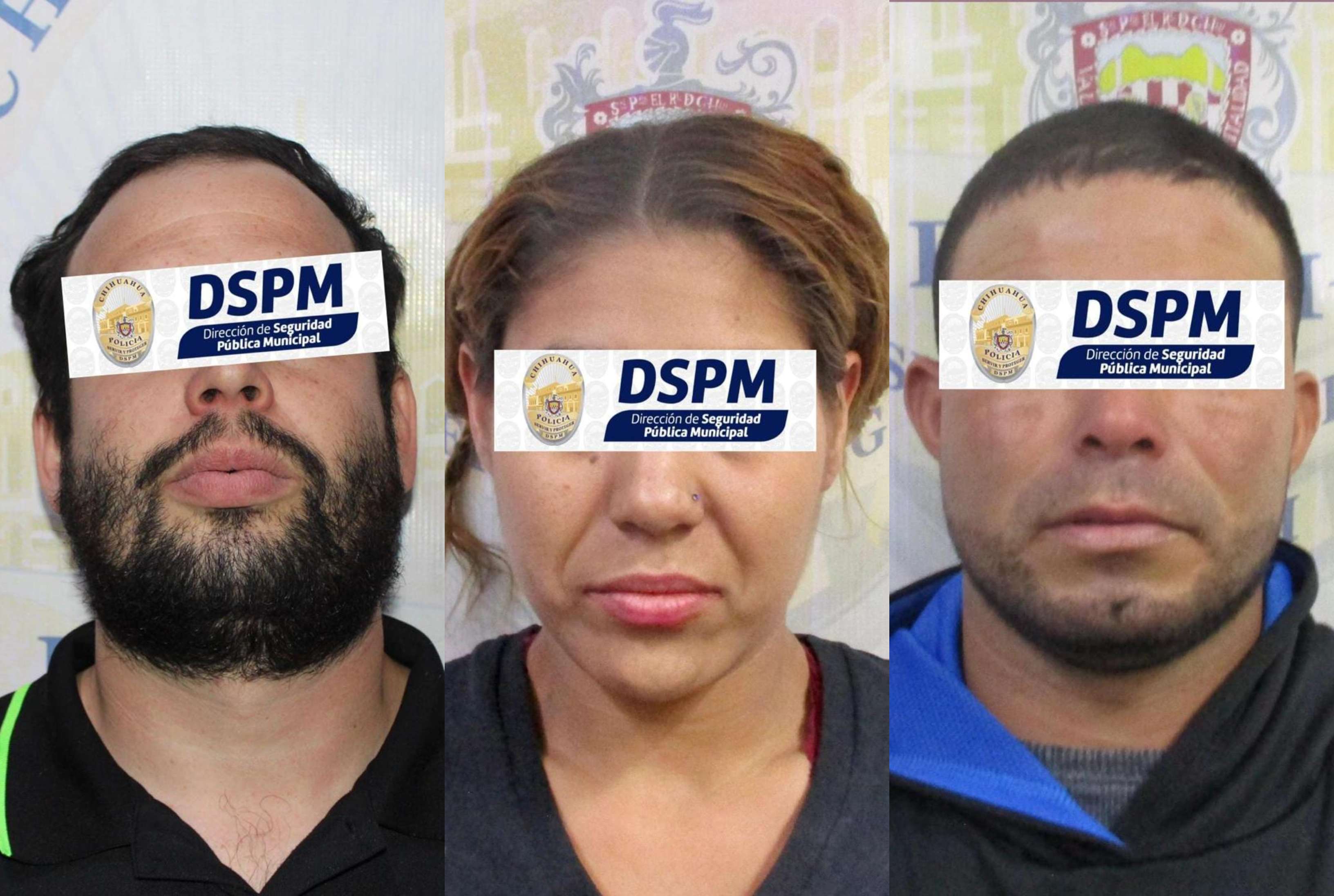 Capturan a tres con cristal y cocaína en la ciudad
