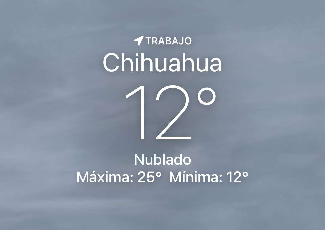 Se esperan nubes y lluvia con temperatura de 25 grados centígrados 