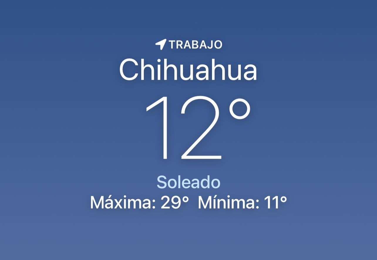 Se espera día soleado con máxima de 29 grados centígrados 