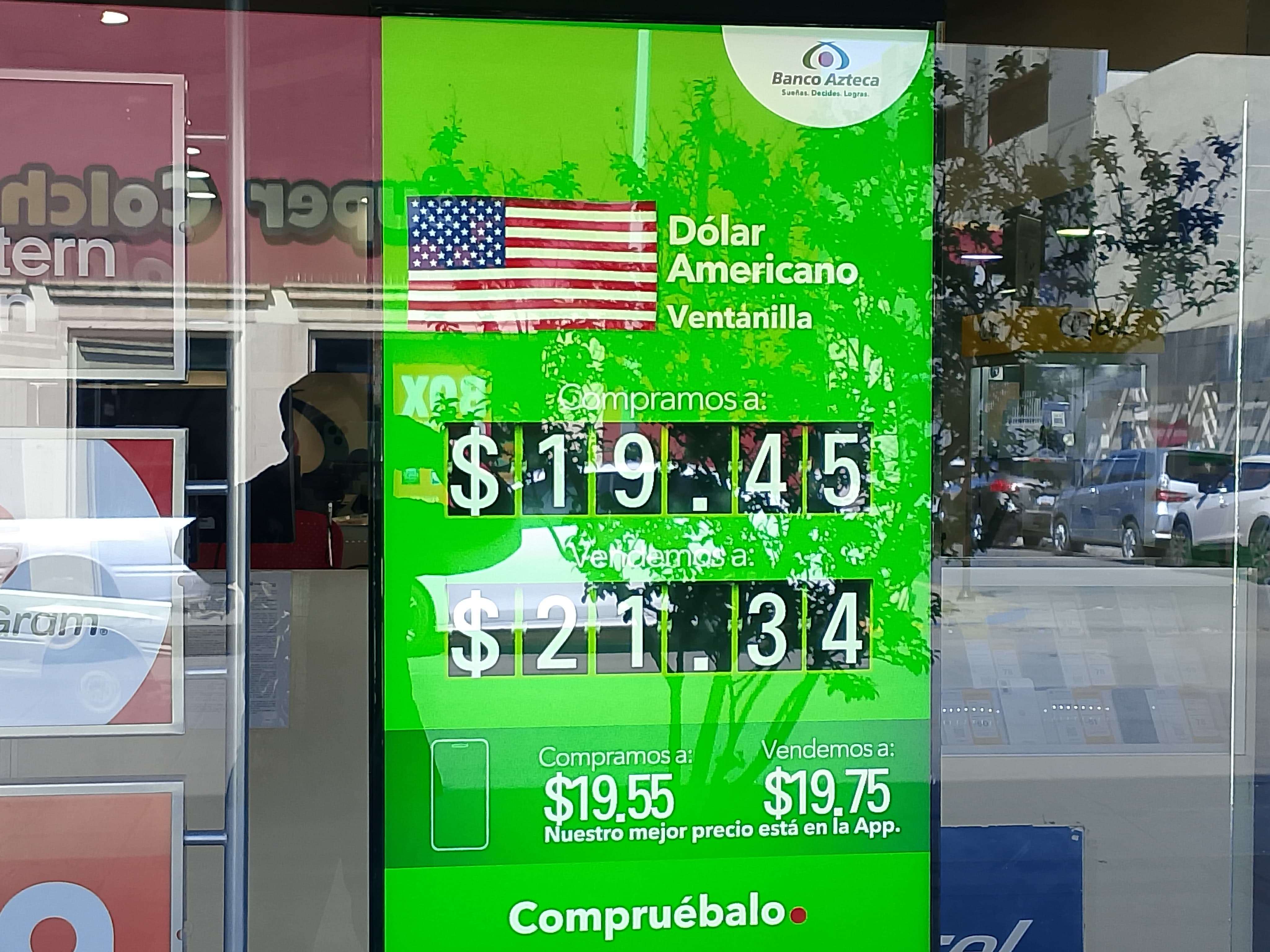 Supera el dólar los $21 este viernes 