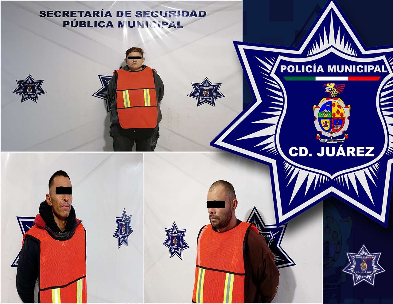 Detienen  a tres con orden de aprehensión