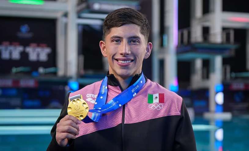 Gana oro México en la copa del mundo de clavados
