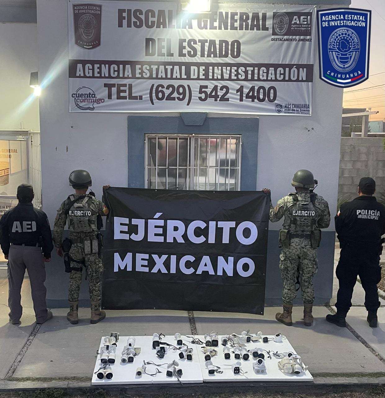 No participó la Sspe en retiro de cámaras de Jiménez