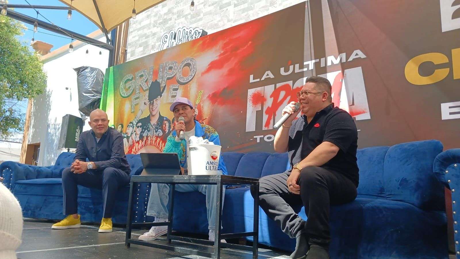 Asegura Grupo Firme que no cantarán narcocorridos en la ciudad
