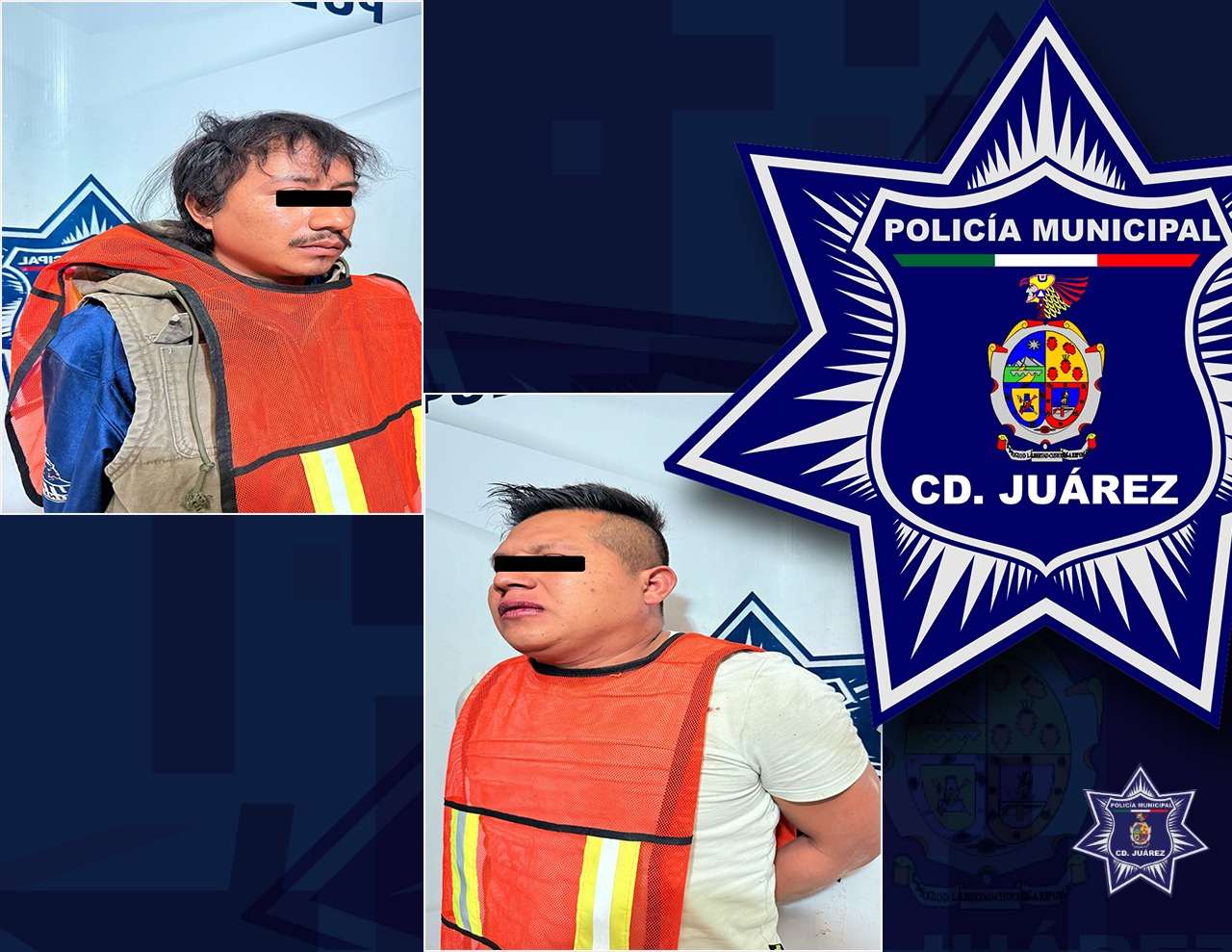 Arrestan a dos hombres por golpear a sus esposas 