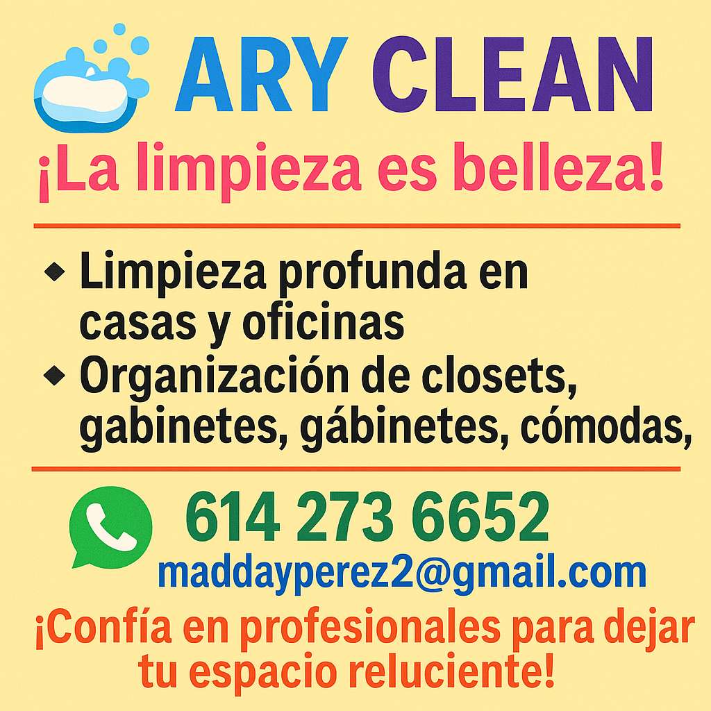 Ary Clean: La limpieza es belleza