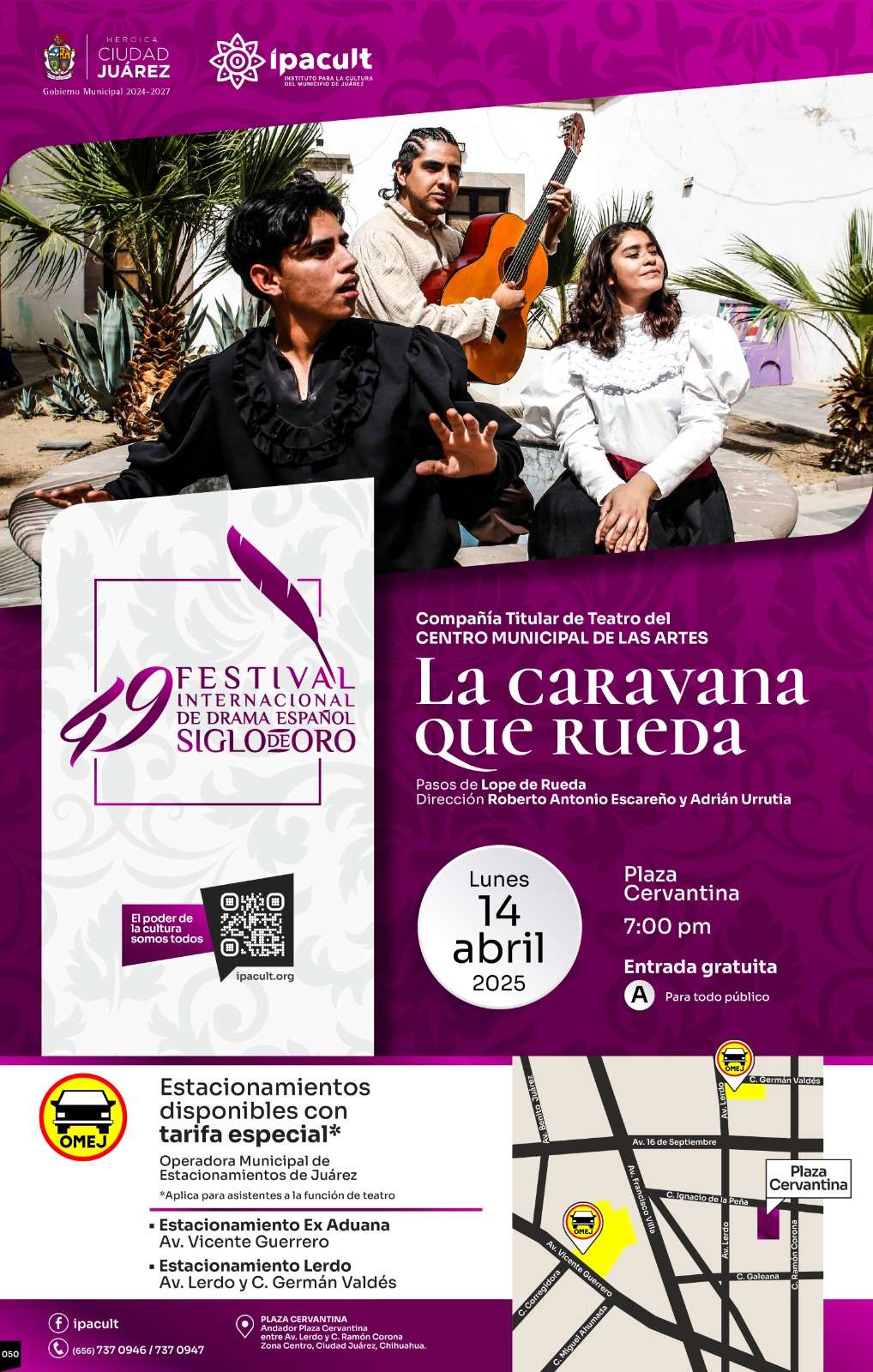 Presentarán "La Caravana que Rueda" en la Plaza Cervantina
