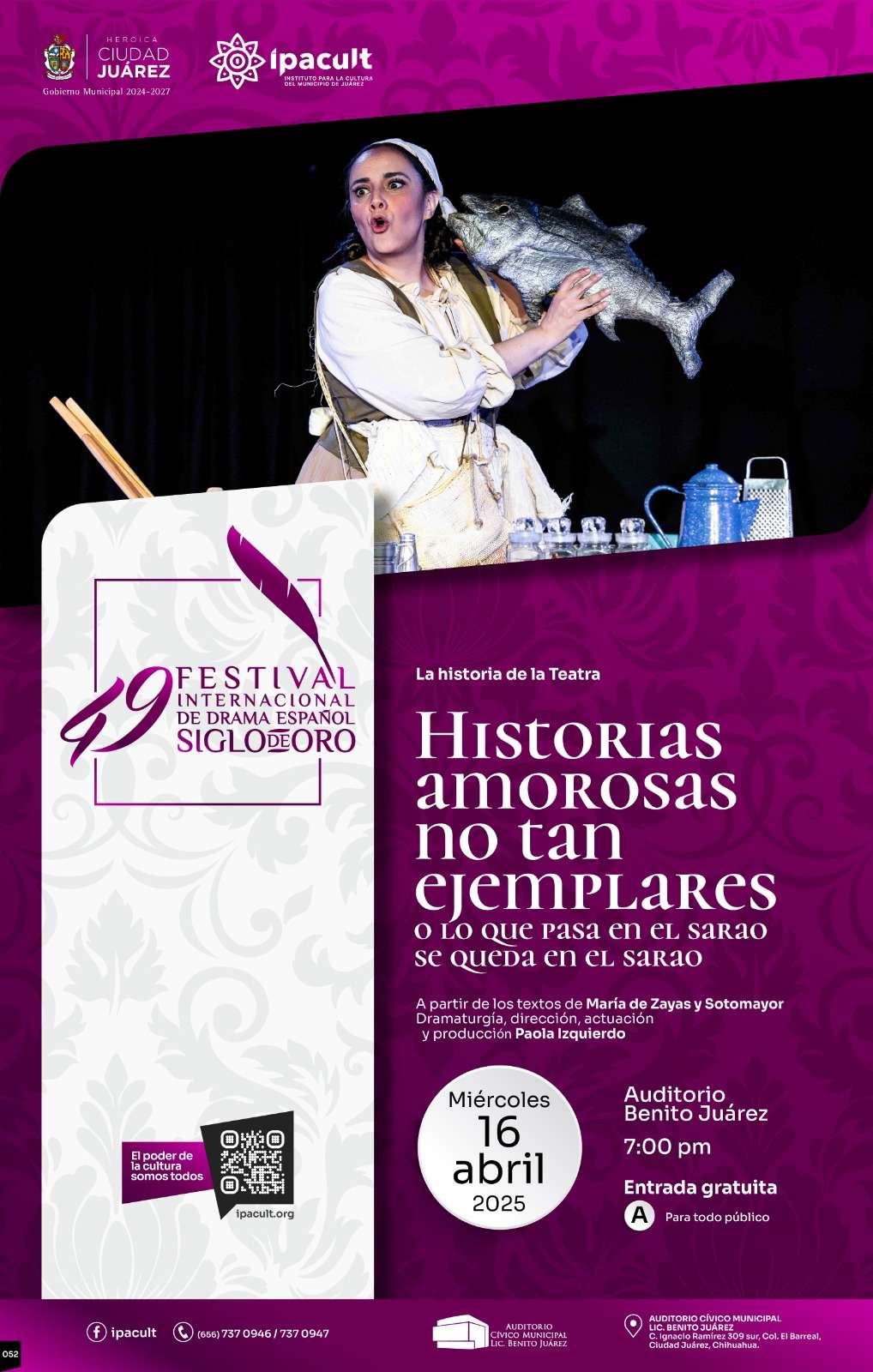 Ofrecen teatro con perspectiva de género y crítica social