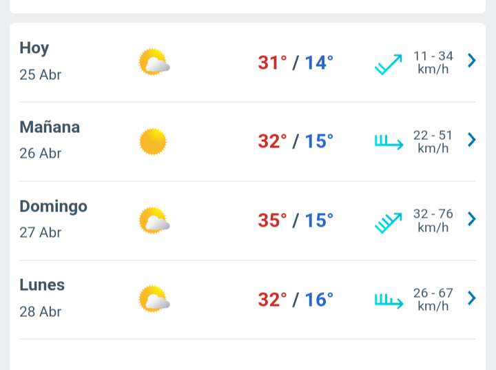 Viernes con nubes y claros, temperatura hasta 31°C en Juárez 