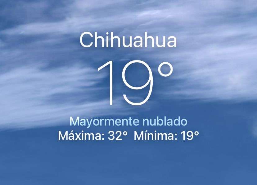 Prevén un domingo nublado con máxima de 32°C