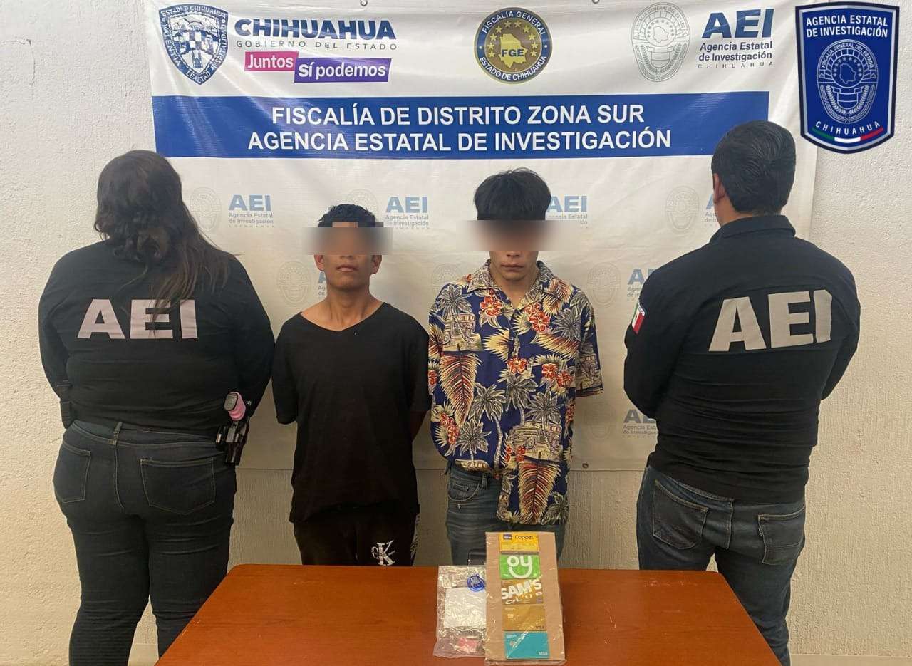 Caen con metanfetamina luego de cometer un robo