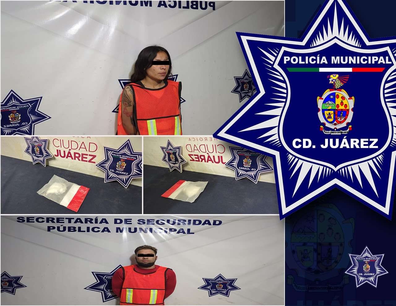 En distintos hechos arrestan a dos narcomenudistas 