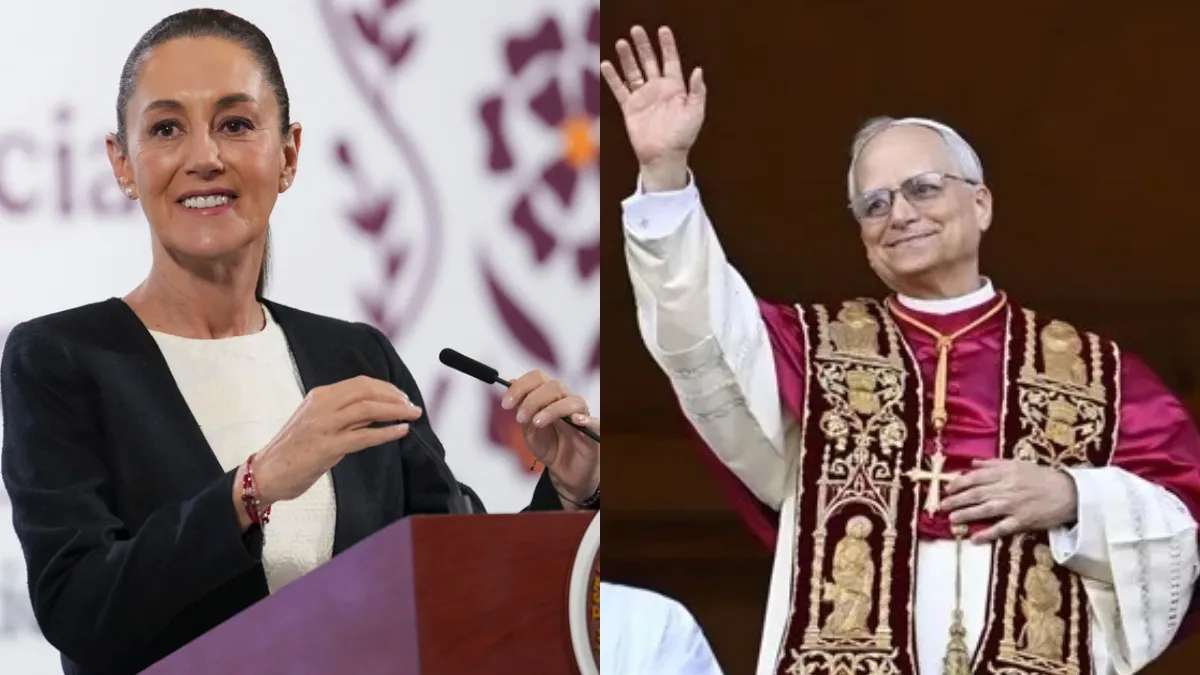 Asegura Sheinbaum que invitará al Papa León XIV a México