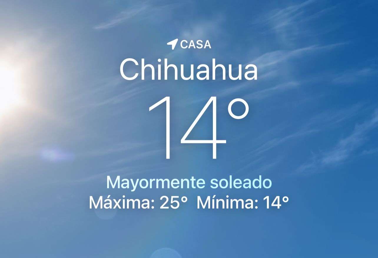 Se espera despejado y soleado con máxima de 25 grados centígrados