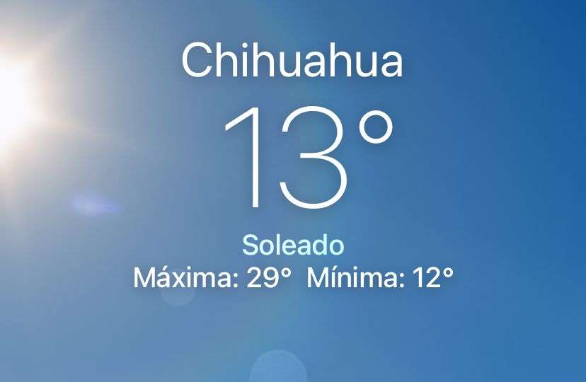 Se prevé un domingo soleado con máxima de 29°C