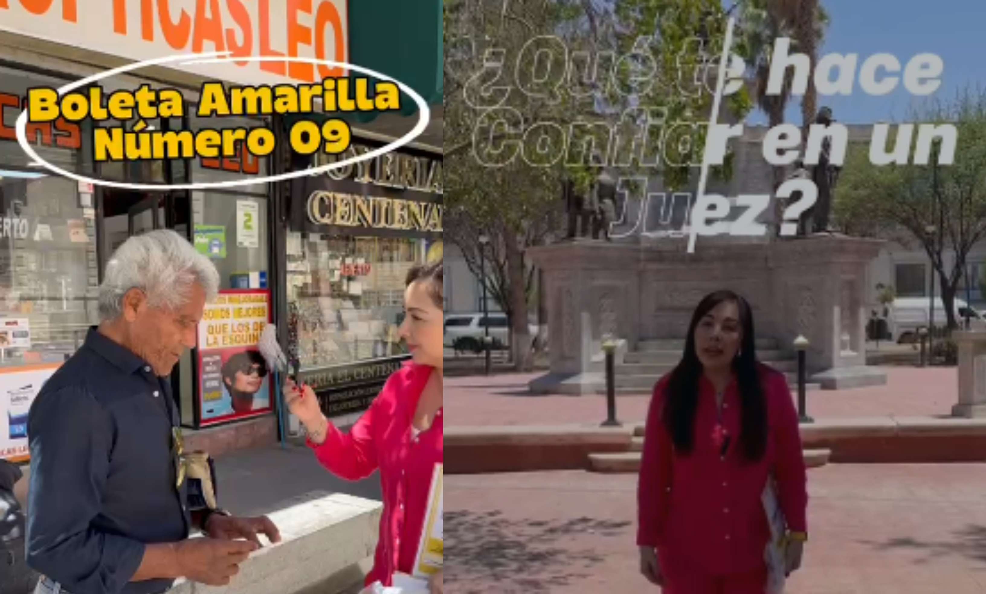 Recorre el centro Janeth Siañez Heredia para difundir su campaña