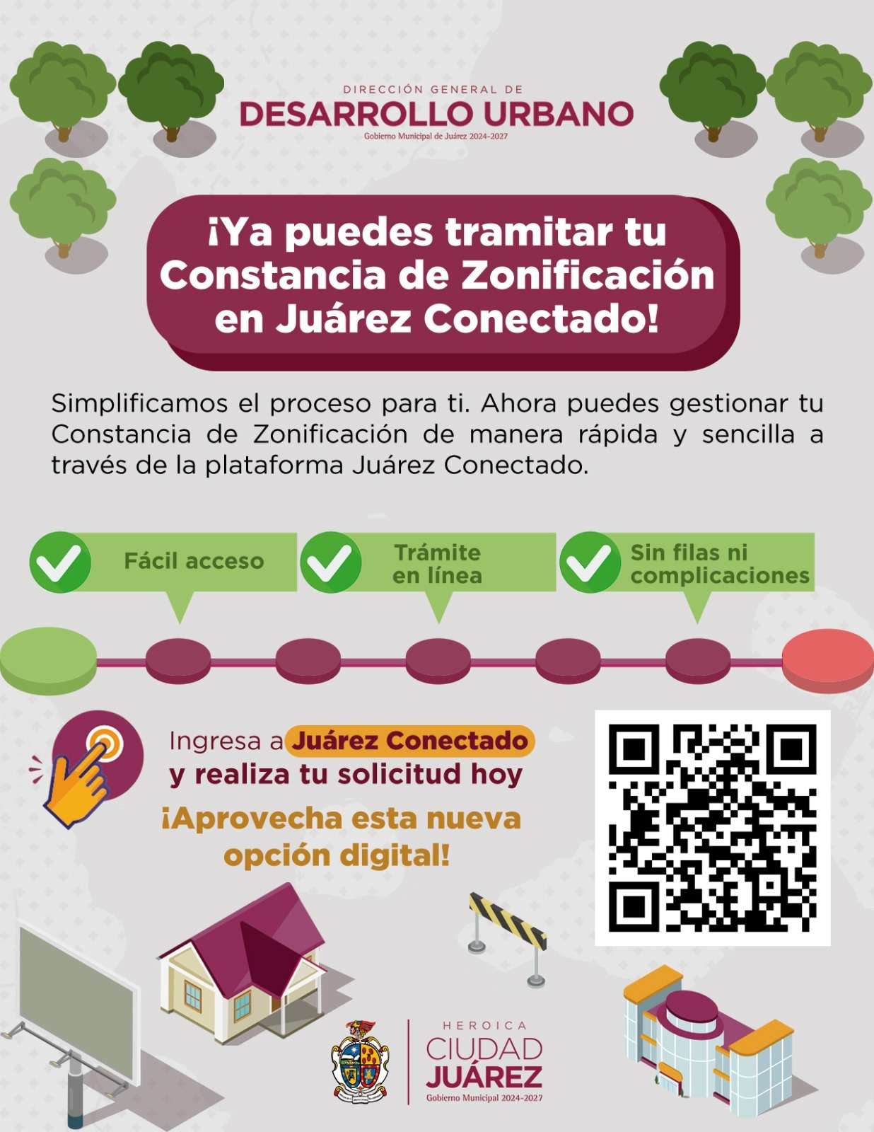 Exhortan a tramitar constancia de zonificación en plataforma digital 