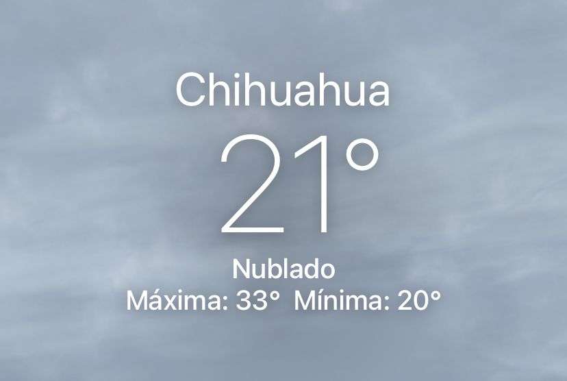 Prevén un domingo nublado y caluroso con máxima de 33°C