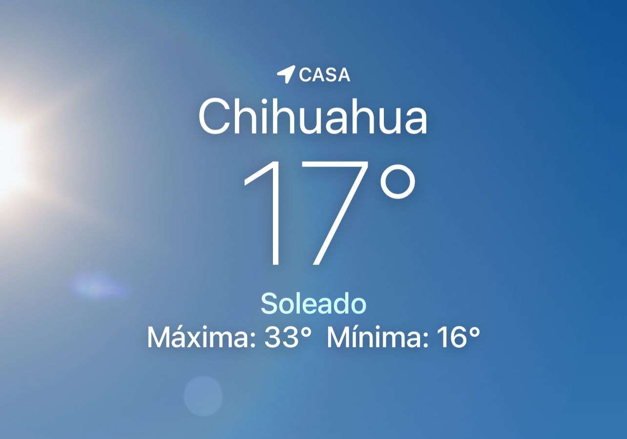 Se espera soleado con máxima de 33 grados centígrados