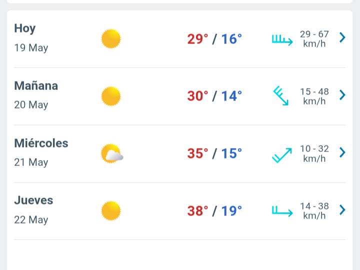 Día soleado con temperaturas hasta 29°C en Juárez