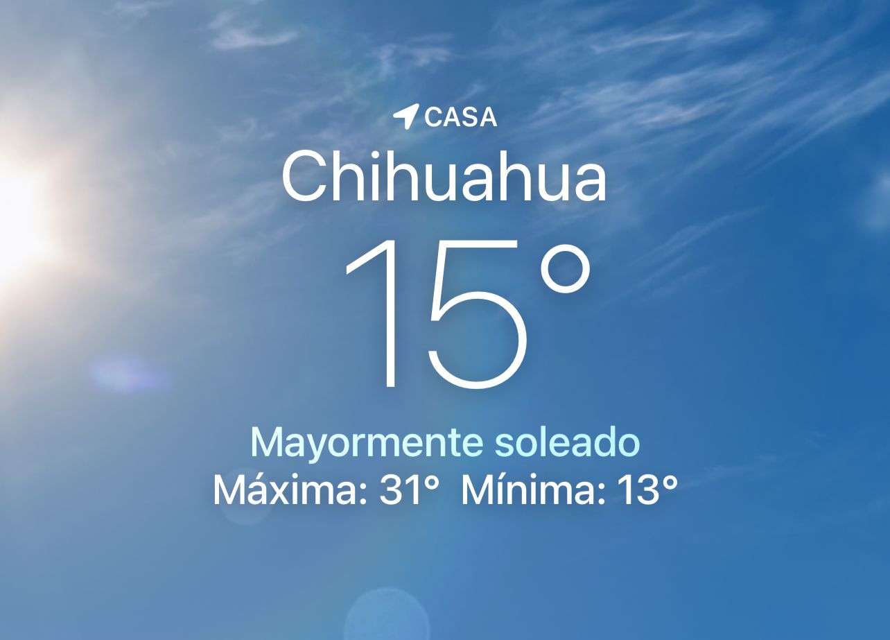 Se pronostica soleado y máxima de 31 grados centígrados
