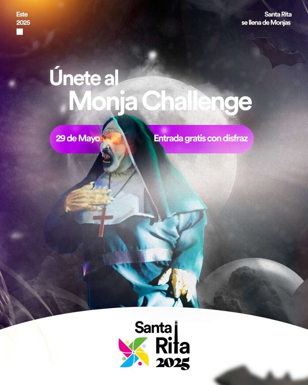 Buscan superar las mil monjas en show de la Feria de Santa Rita