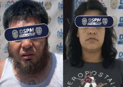 Detienen a pareja en carro relacionado con hechos delictivos